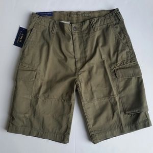 NEW Men Polo Ralph Lauren Cargo Shorts Olive Green